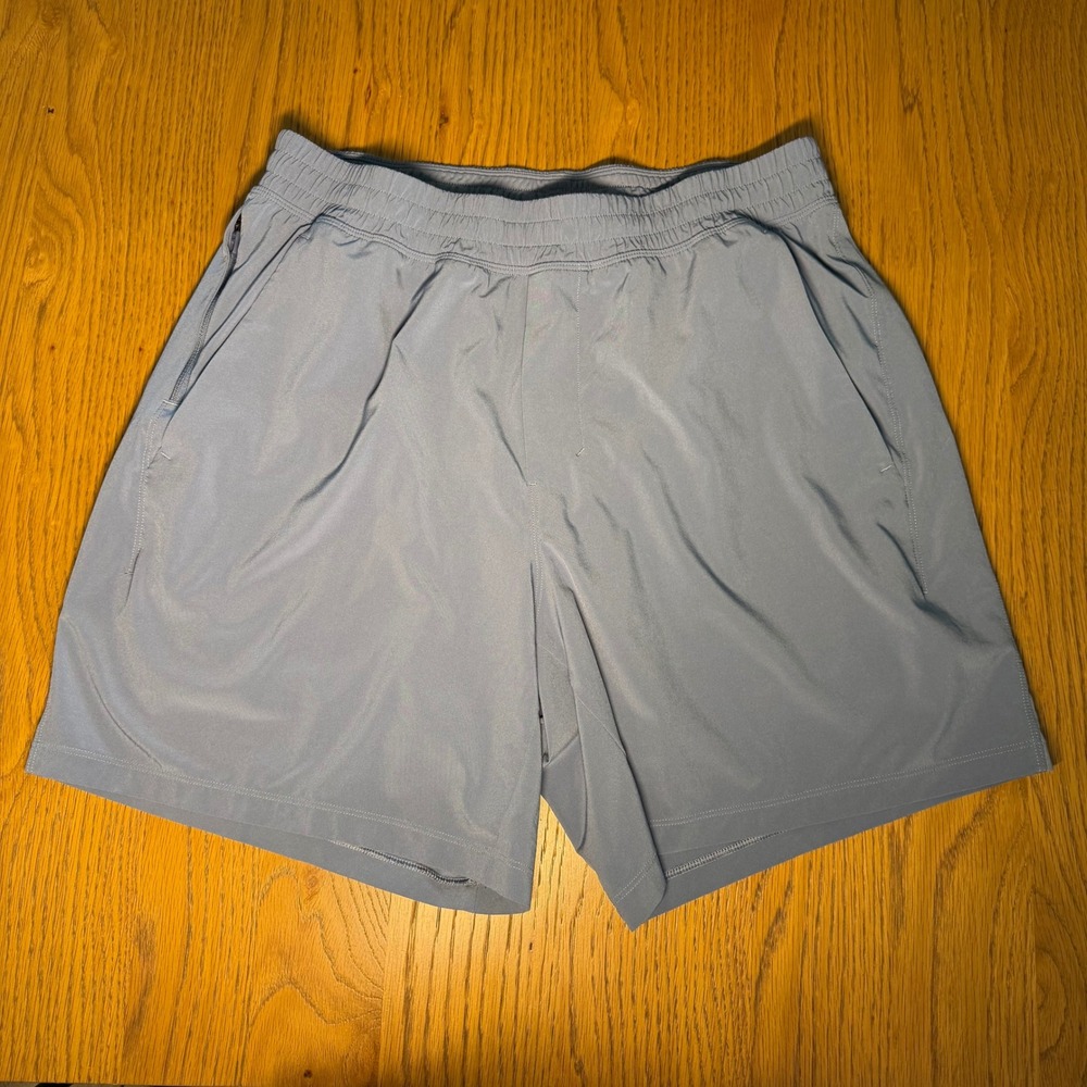 Lululemon Pace Breaker Lined Short 7 inch Slate Blue Grey LM7B24S Large